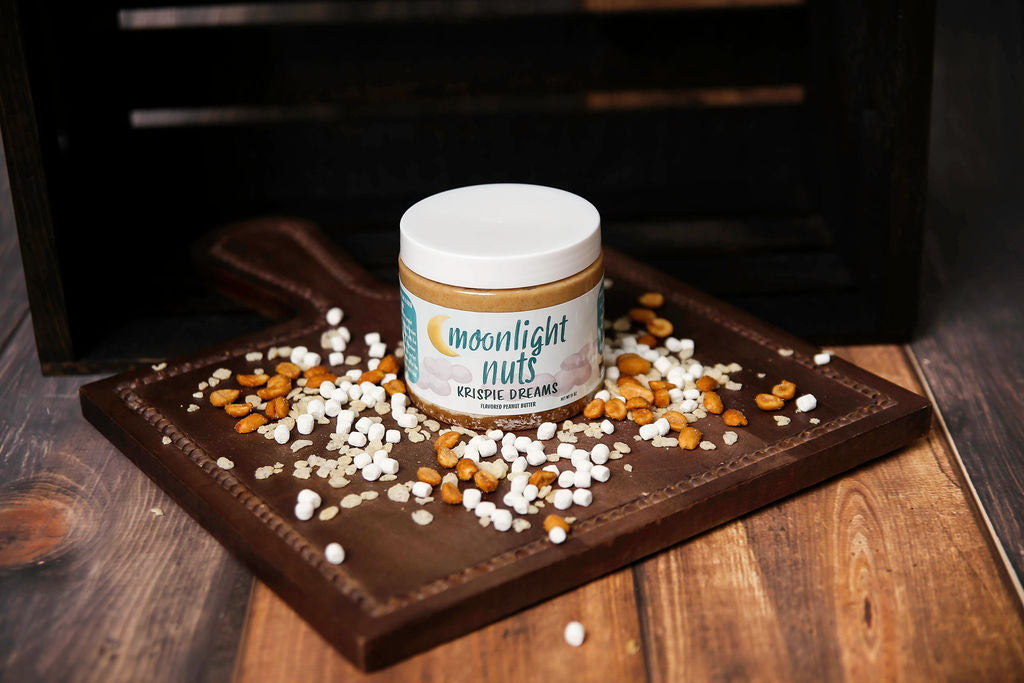 White chocolate and marshmallows peanut butter