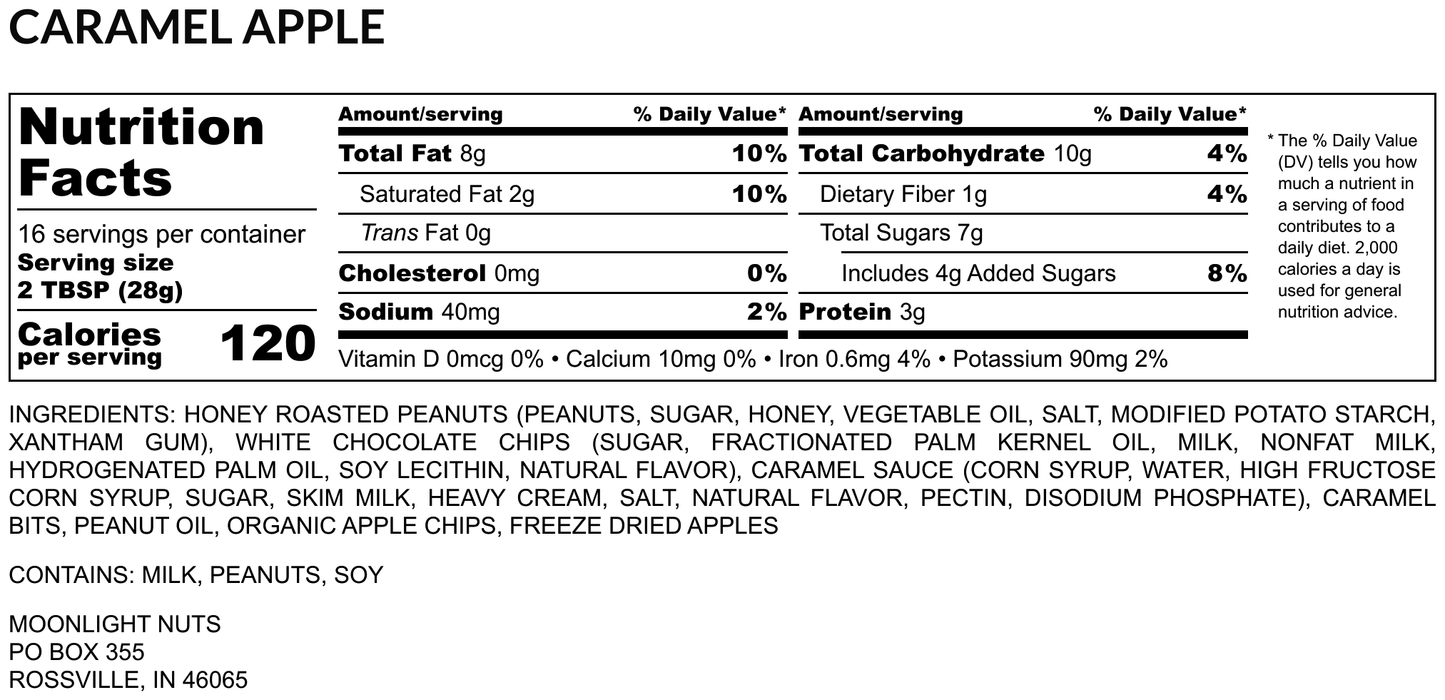 Caramel Apple- Flavored Peanut Butter