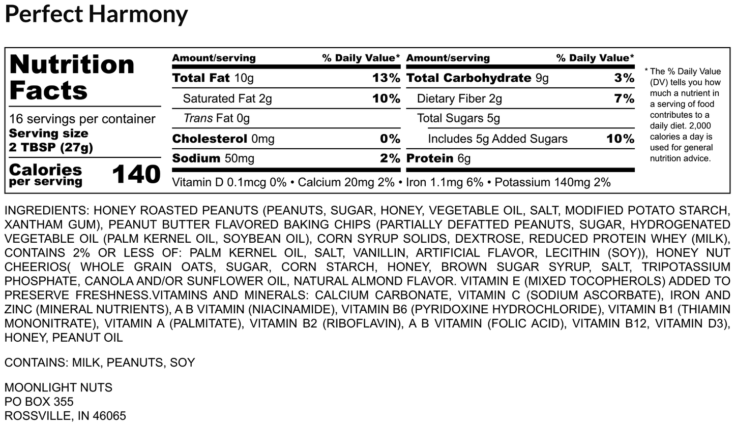 Perfect Harmony- Flavored Peanut Butter