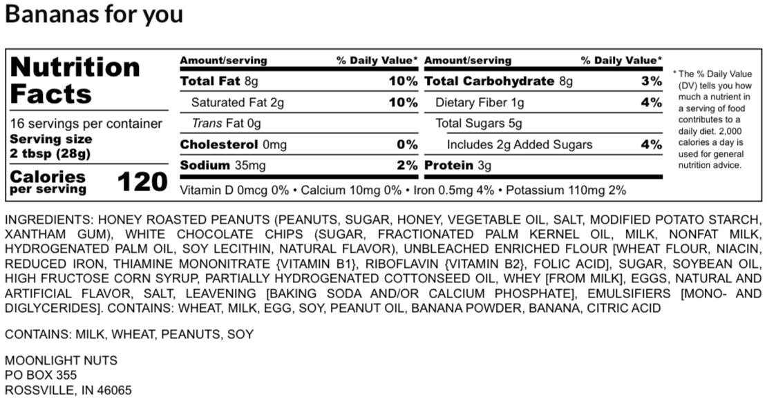 Bananas Over You- Flavored Peanut Butter