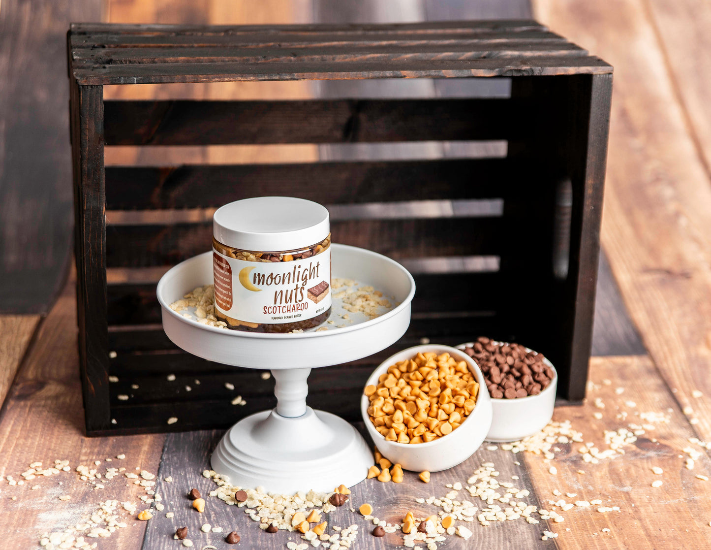 Butterscotch peanut butter with rice krispies