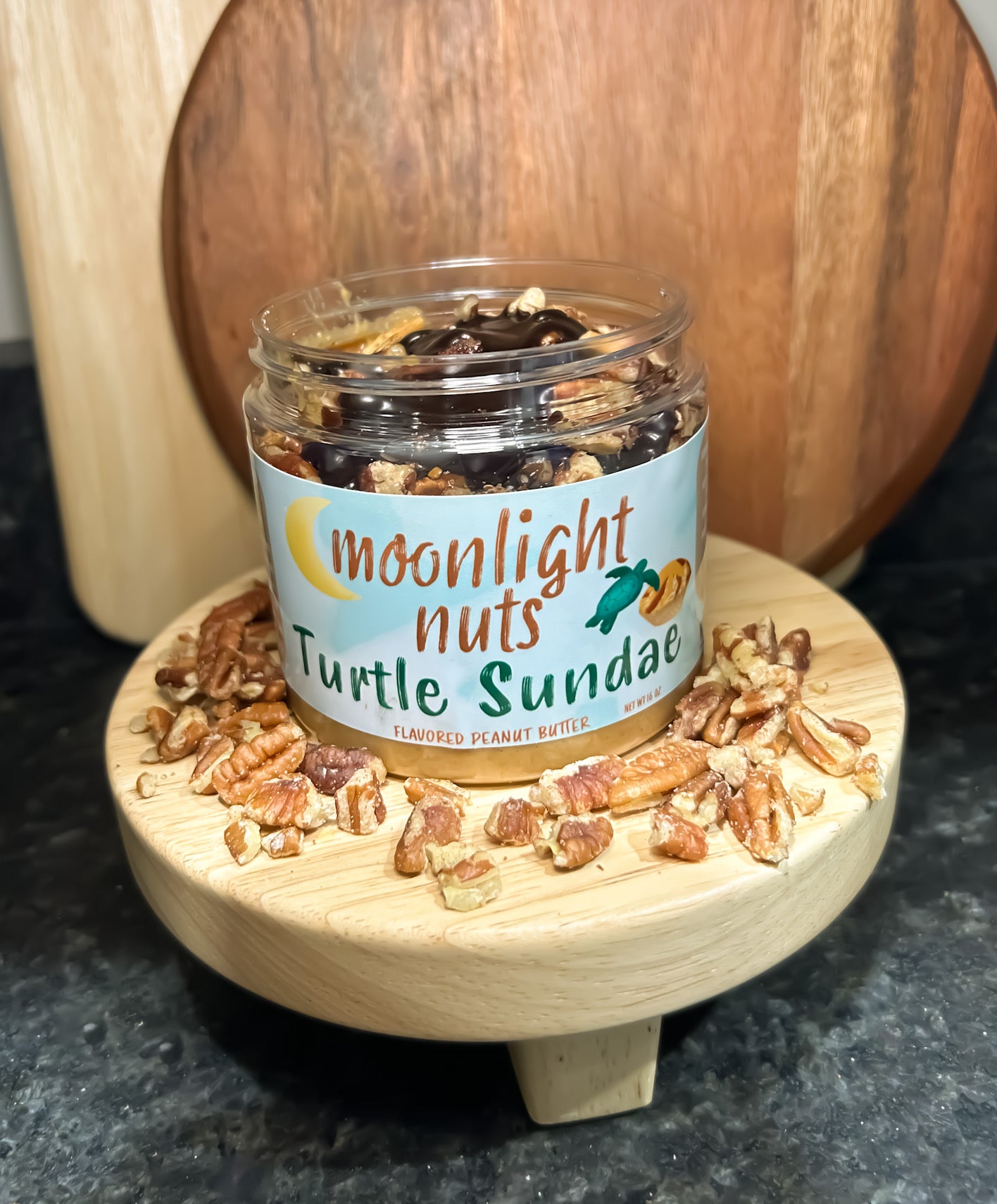 Turtle Sundae- Limited Edition White Chocolate Flavored Peanut Butter