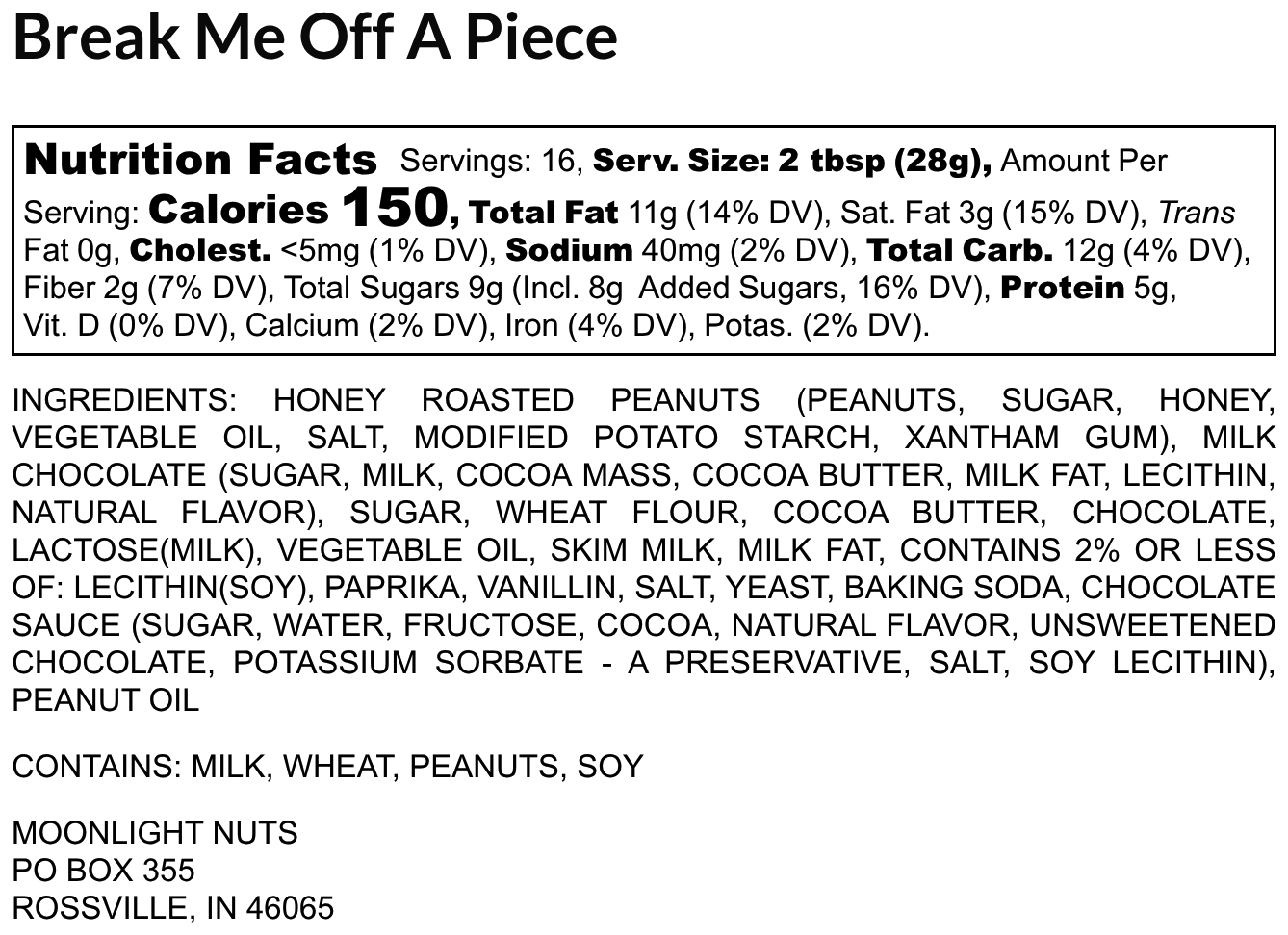 Break Me Off A Piece - Flavored Peanut Butter