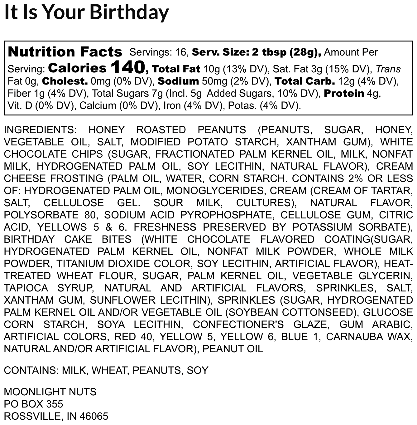 It Is Your Birthday - Flavored Peanut Butter