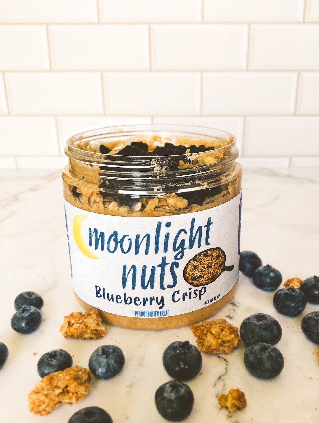Blueberry white chocolate peanut butter