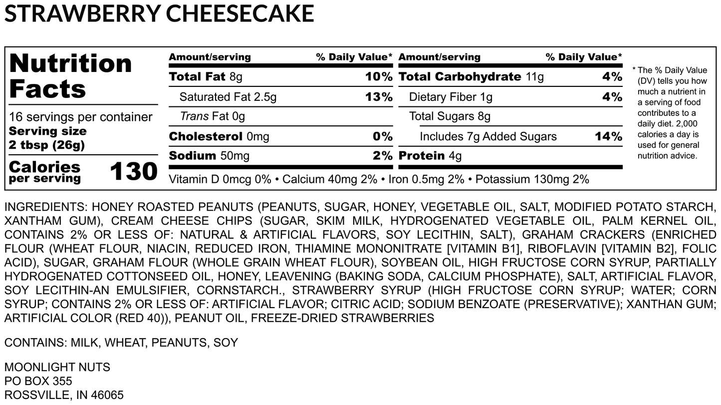 Strawberry Cheesecake-Flavored Peanut Butter