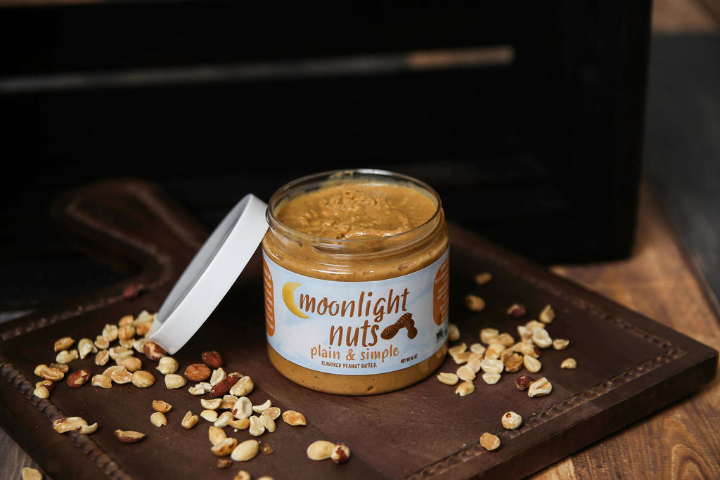 Smooth and crunchy salted roasted peanut butter