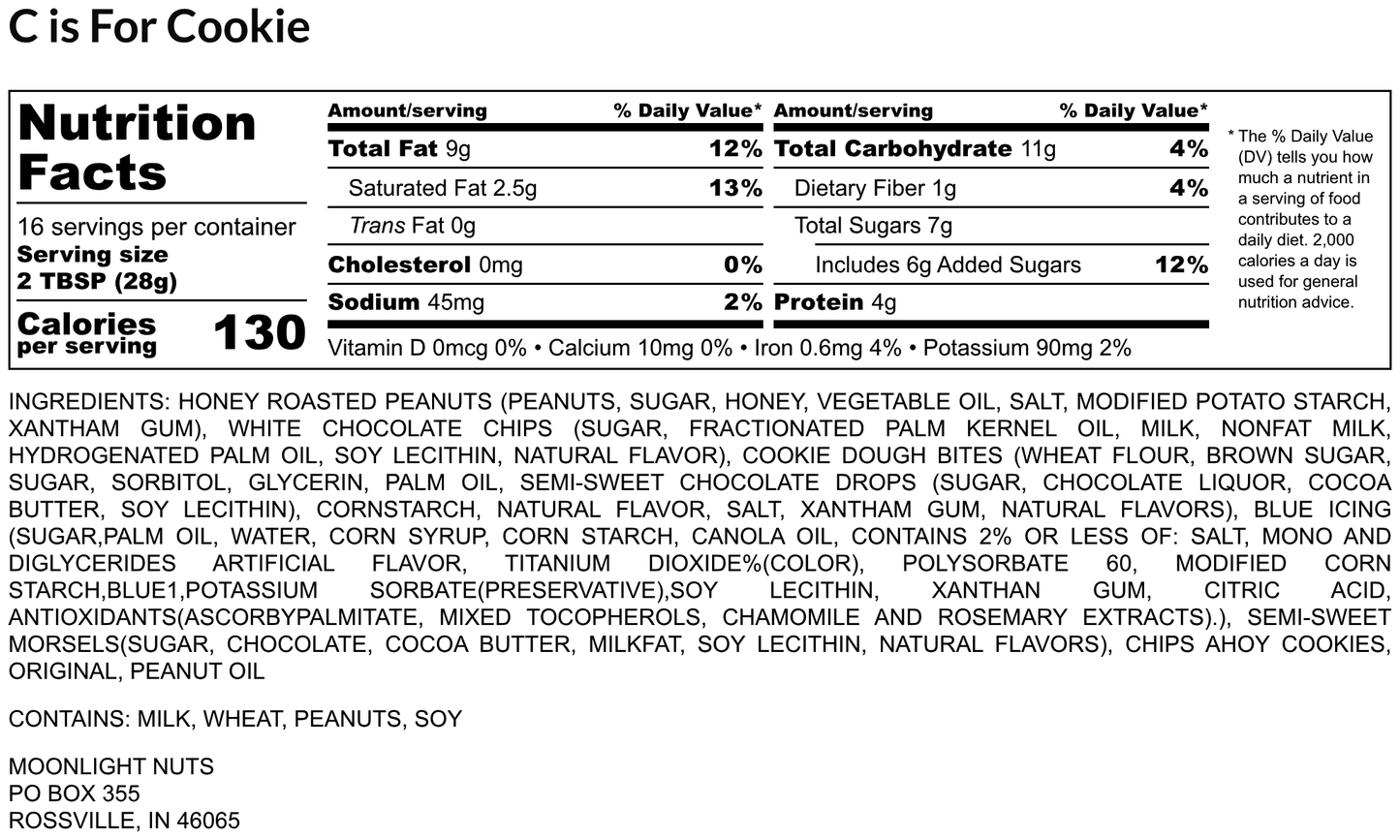 C is For Cookie - Limited Edition Peanut Butter Flavor