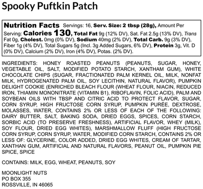 Spooky Puftkin Patch- Flavored Peanut Butter