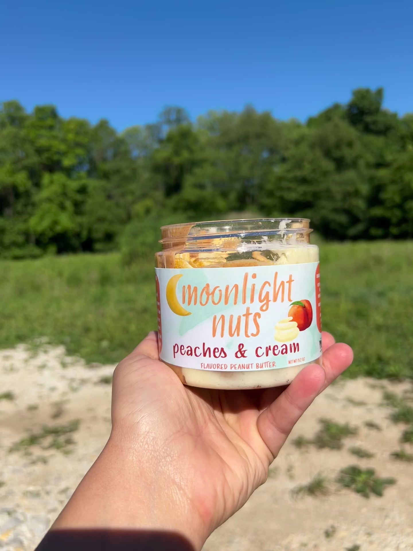 Peaches & Cream - Flavored Peanut Butter – Moonlight Nuts