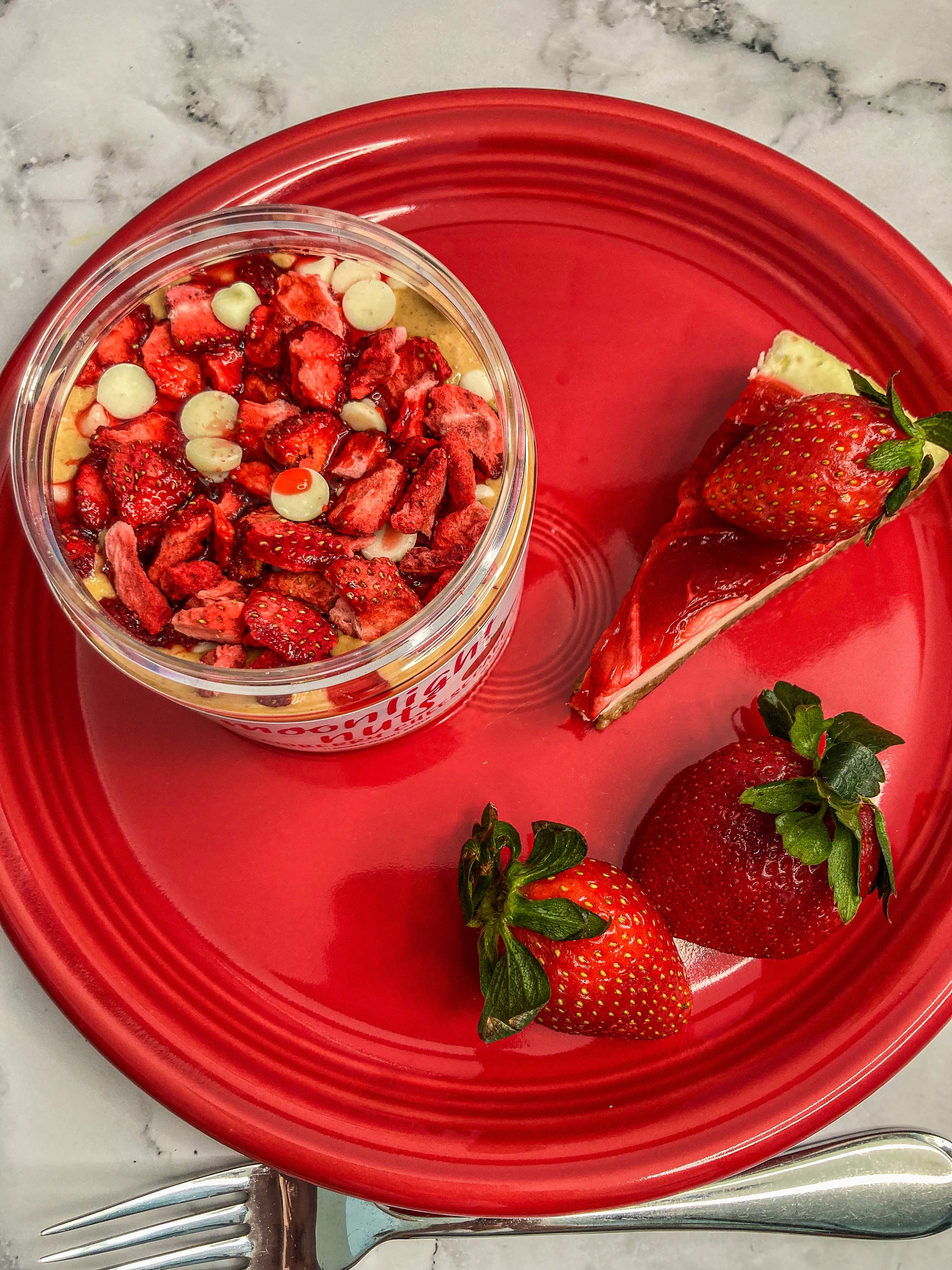 Strawberry Cheesecake-Flavored Peanut Butter